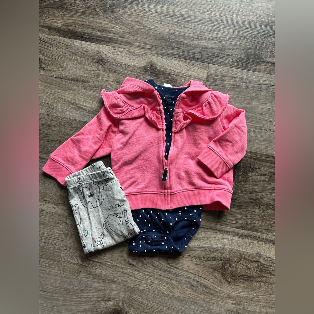 Girls carters 9 month outfit